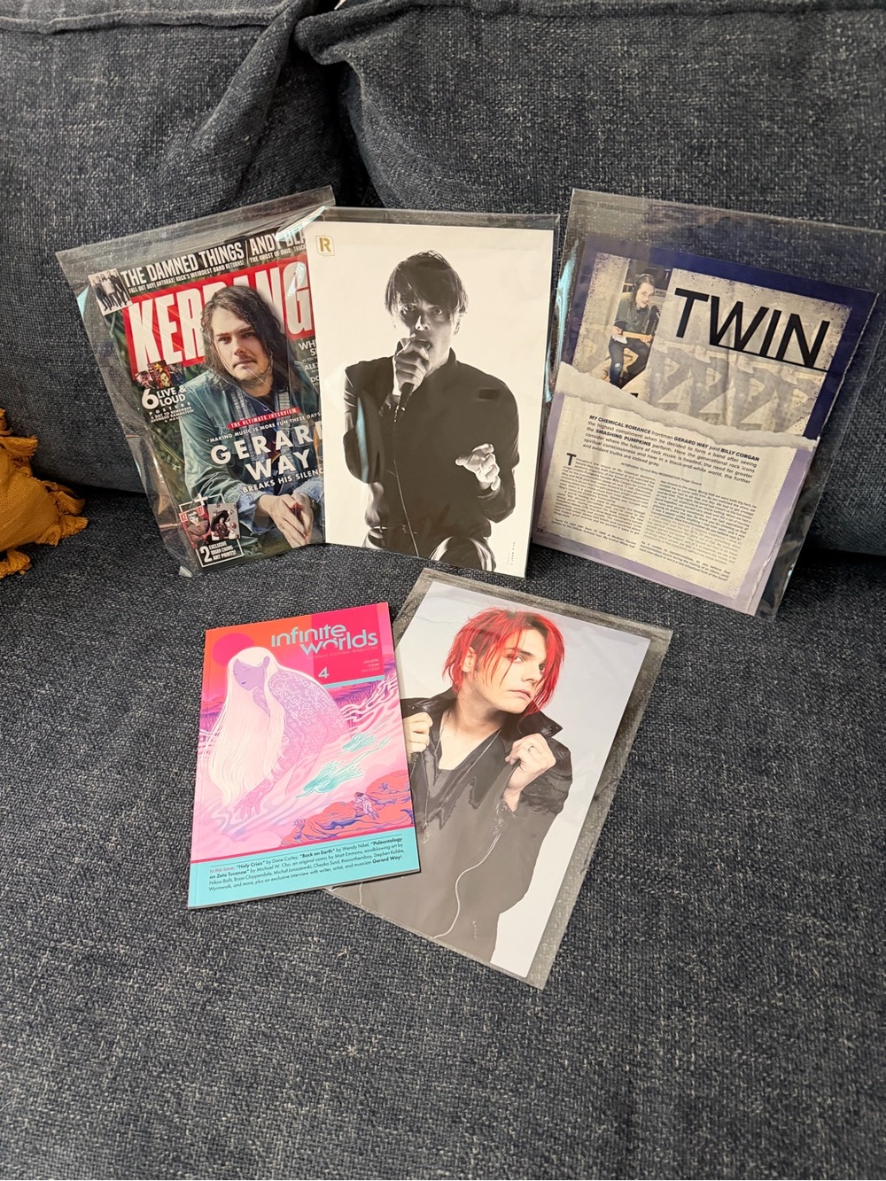 Gerard Way / My Chemical Romance Magazine and Print Collectors Bundle